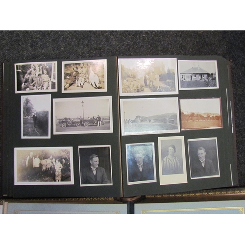 1525 - Three late 19th/early 20th Century Cartes de Visite albums together with loose photos, cuttings, etc... 