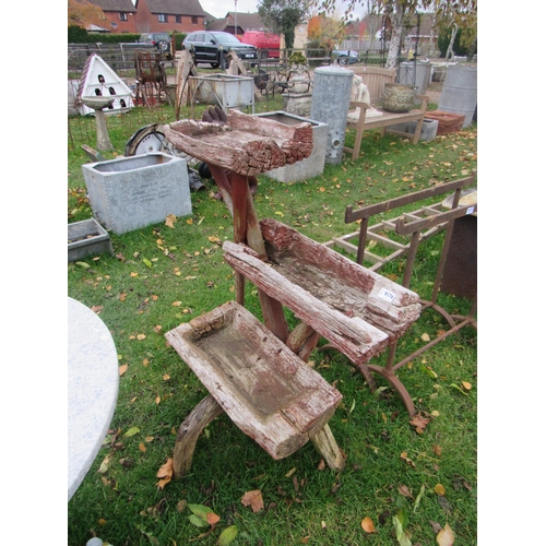 9176 - A rustic three tier pot stand/planter    (R) £50 Meadow