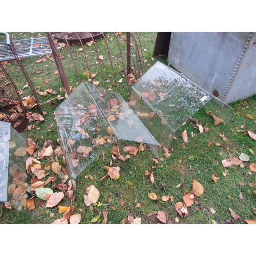 9186 - Two glass cloches