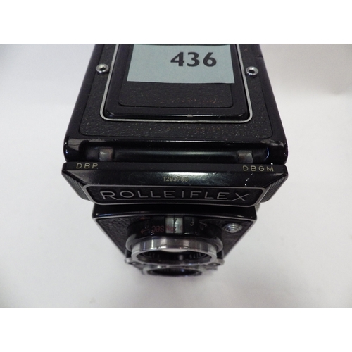 5003 - A Rolleiflex 3.5 M-X Synch twin lens reflex camera, serial number 1293760