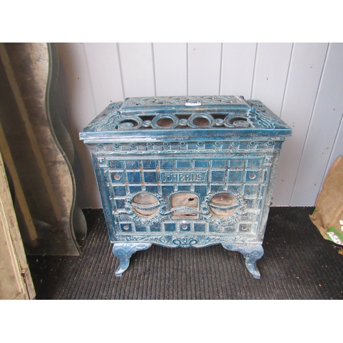 9493 - An early 20th century blue enamel 'Phebus' stove