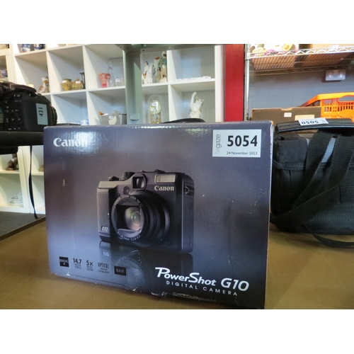 5054 - A Canon powershot G10 camera