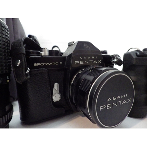 5029 - A Asahi Pentax Spotmatic F
Pentax ME Super Film Camera, Pentax 50mm