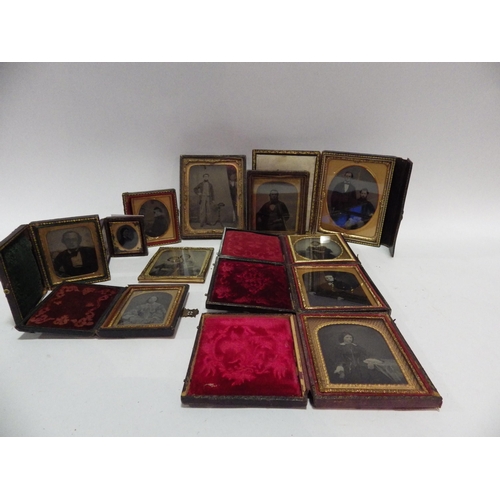 5018 - A collection of Ambrotypes