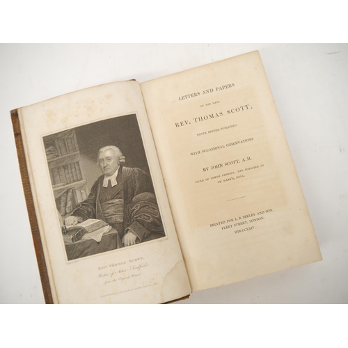 6276 - (William Wilberforce, Abolition of Slavery.) Thomas Scott: 'Letters and papers of the late Rev. Thom... 