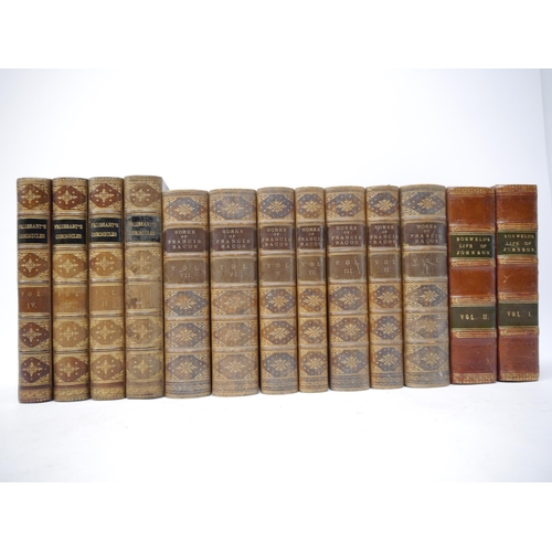 6283 - (Bindings.) James Boswell: 'The Life of Samuel Johnson, LL.D', London, James Christie, 1824, 4 volum... 