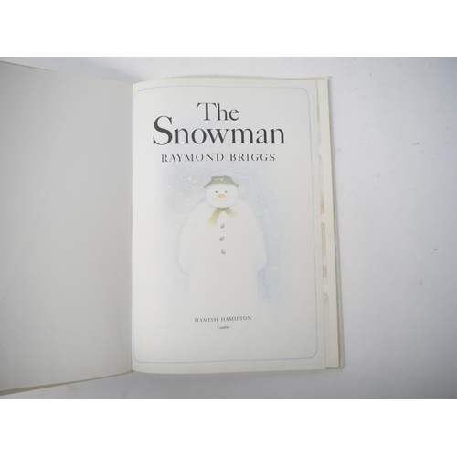 6003 - Raymond Briggs: 'The Snowman', London, Hamish Hamilton, 1978, 1st edition, [32]pp colour illustrated... 