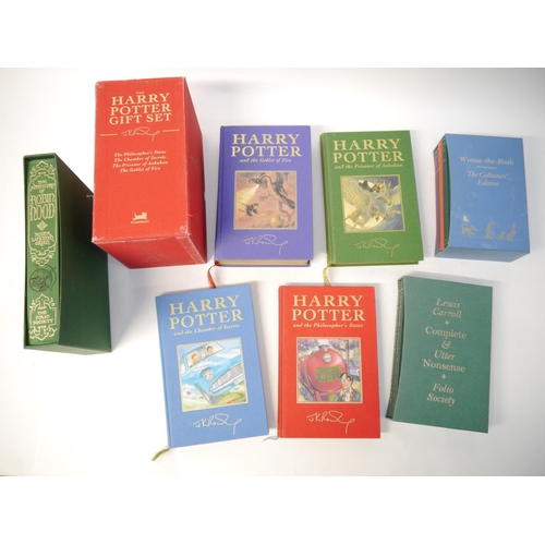 6020 - J.K. Rowling, Harry Potter Novels, deluxe editions, comprising 'Philosopher's Stone; Chamber of Secr... 