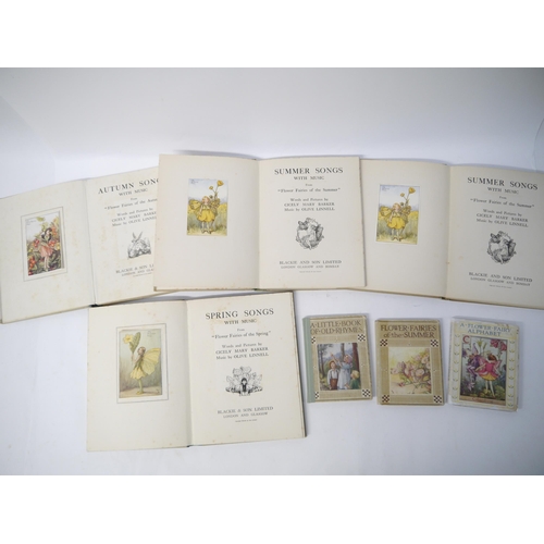 6022 - Cicely Mary Barker, 7 titles, including: 'Spring Songs with Music from 