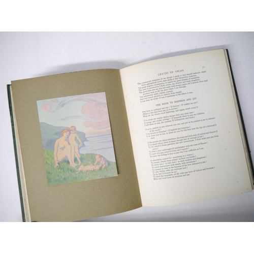 6026 - Walt Whitman: Margaret C. Cook (illustrated): 'Leaves of Grass', London, J.M. Dent, 1913, 24 tipped ... 