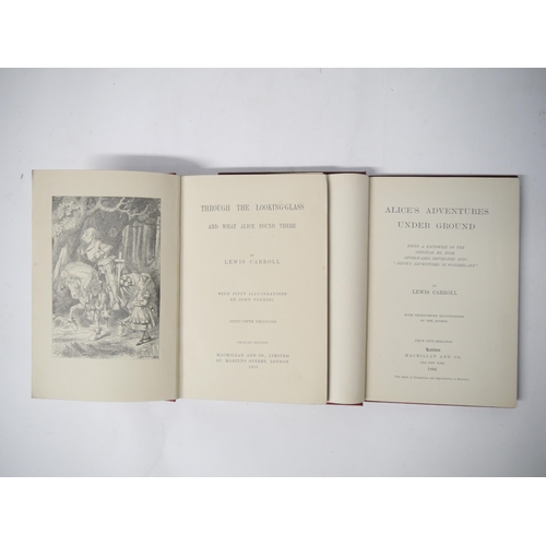 6031 - Lewis Carroll [i.e. Charles Lutwidge Dodgson], 2 titles: 'Alice's Adventures Under Ground. Being a F... 