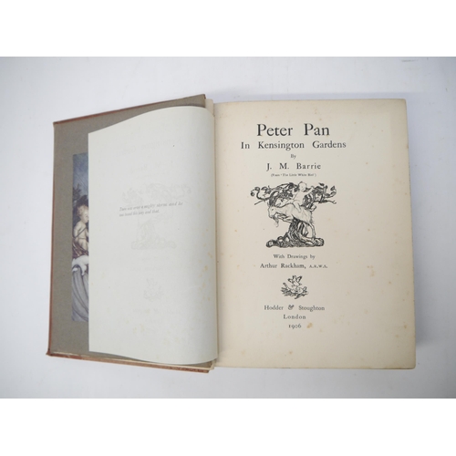 6038 - Arthur Rackham (illustrated); J.M. Barrie: 'Peter Pan in Kensington Gardens', London, Hodder & Stoug... 