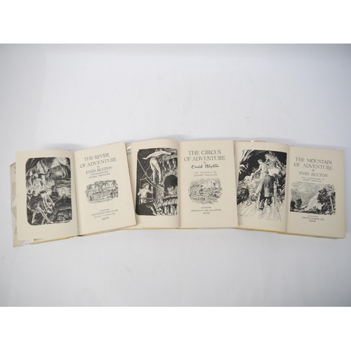 6043 - Enid Blyton, three Adventure Series first editions, all published London, Macmilan, all original pic... 