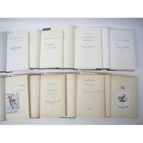 6066 - Hilary Mantel, a complete set of her works, 1985-2020, 15 volumes, all 1st editions, all signed/with... 