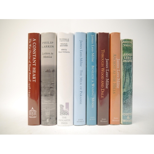 6071 - James Lees-Milne, 5 titles, all first editions, all original cloth, all in dust wrappers: 'Ancestral... 