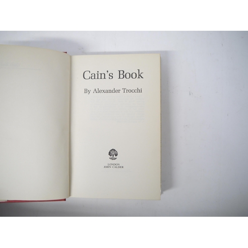 6077 - Alexander Trocchi: 'Cain's Book', London, John Calder, 1963, 1st UK edition, signed and inscribed on... 