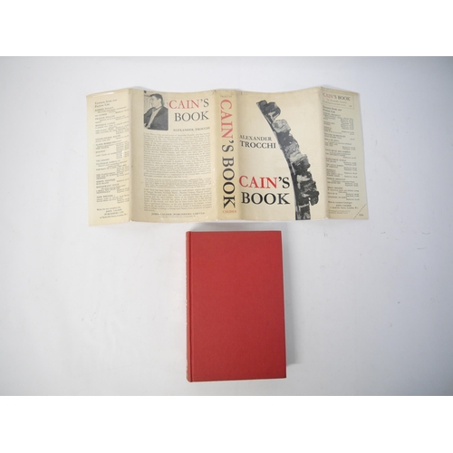 6077 - Alexander Trocchi: 'Cain's Book', London, John Calder, 1963, 1st UK edition, signed and inscribed on... 