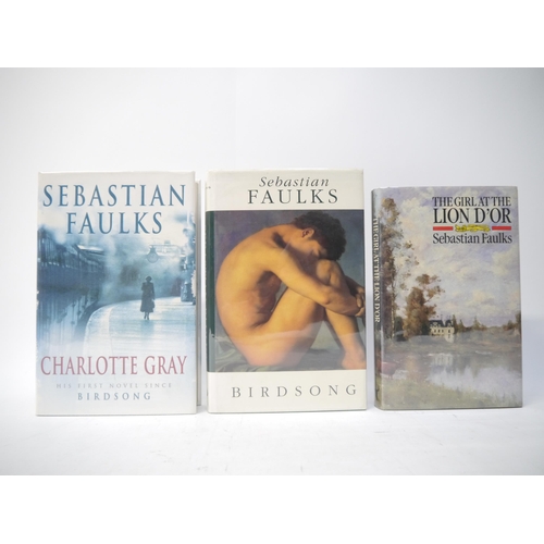 6085 - Sebastian Faulks: [The French Trilogy], 3 vol., comprising, 'Birdsong', London, Hutchinson, 1993, 1s... 