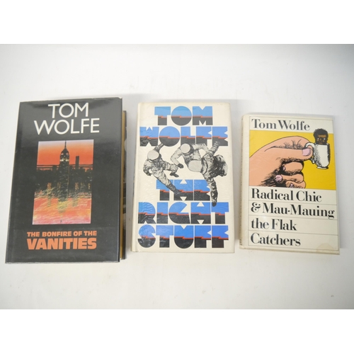 6092 - Tom Wolfe, 3 titles, all first editions, all original cloth, all in dust wrappers: 'The Bonfire of t... 