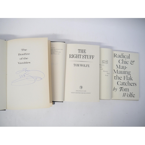 6092 - Tom Wolfe, 3 titles, all first editions, all original cloth, all in dust wrappers: 'The Bonfire of t... 