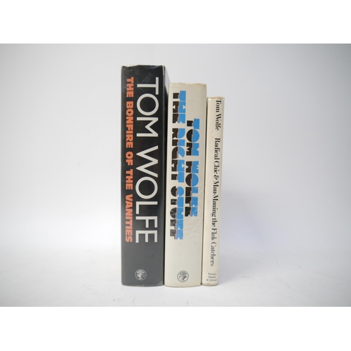 6092 - Tom Wolfe, 3 titles, all first editions, all original cloth, all in dust wrappers: 'The Bonfire of t... 