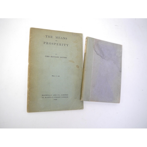 6103 - (Economics.) John Maynard Keynes, 2 titles: 'The End of Laissez-Faire', London, The Hogarth Press, 1... 