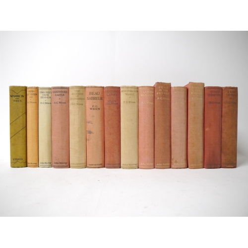 6107 - P. C. Wren [Percival Christopher Wren], 13 UK first editions, two of which with author signed presen... 
