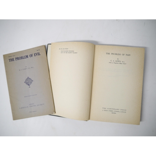 6109 - C.S. Lewis: 'The Problem of Pain', London, The Centenary Press, 1940, 1st edition, 1st impression, i... 