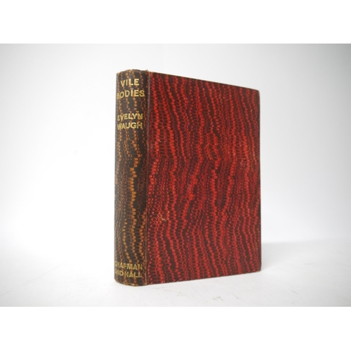 6114 - Evelyn Waugh: 'Vile Bodies', London, Chapman & Hall, 1930, 1st edition, original cloth gilt