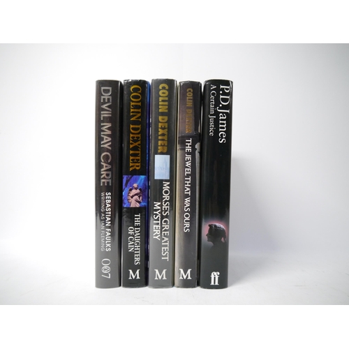 6116 - Four signed crime fiction first editions, comprising P.D. James: 'A Certain Justice', L, Faber & Fab... 