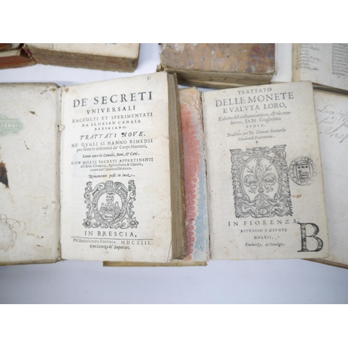 6288 - (Science, Medicine, Astrology, Occult, Witchcraft etc.) A Renaissance library, twelve C16th-C18th ma... 