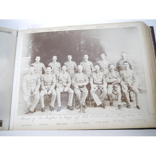 6335 - (China, Hong Kong, Asia, British Royal Navy, British Forces Overseas Hong Kong), two photograph albu... 