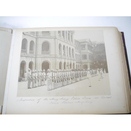 6335 - (China, Hong Kong, Asia, British Royal Navy, British Forces Overseas Hong Kong), two photograph albu... 