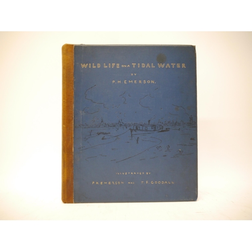 6413 - Peter Henry Emerson & T.F. Goodall: 'Wild Life on a Tidal Water: 'The Adventures of a House-Boat and... 