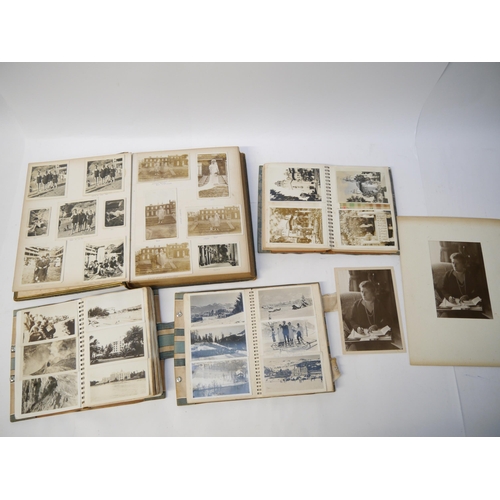 6342 - Four photograph albums of William Richard 