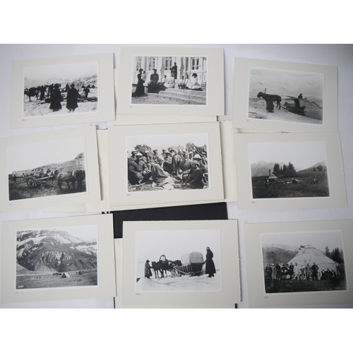 6359 - (Central Asia, Russian Turkestan.) A limited edition portfolio containing 32 card mounted monochrome... 