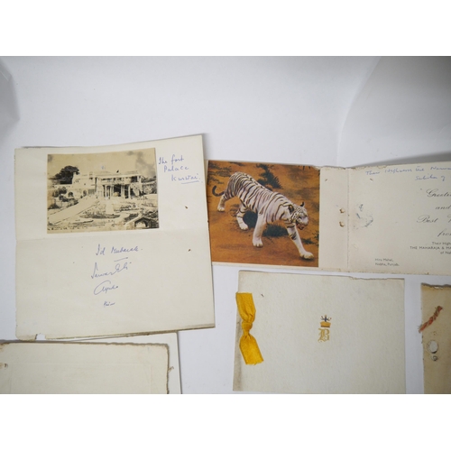 6371 - A Collection of 40+ Invitations and Cards relating to the Princely Punjab States including Kapurthal... 