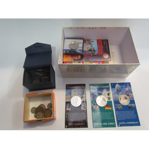 4480 - A collection of mainly 20th Century British commemorative coins, medals, etc