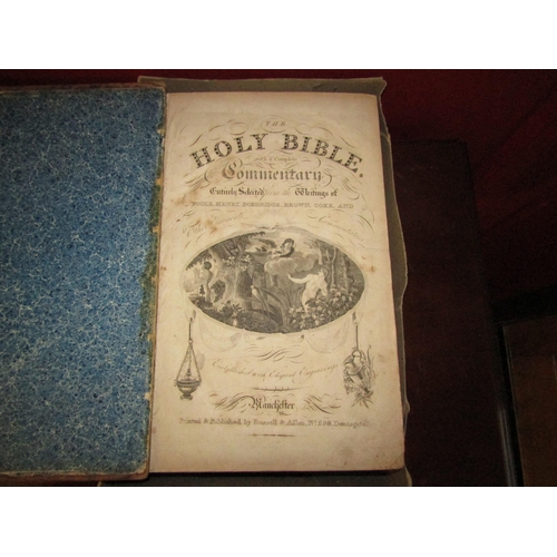 4023 - A large Victorian Bible (a/f)   (E) £10-20