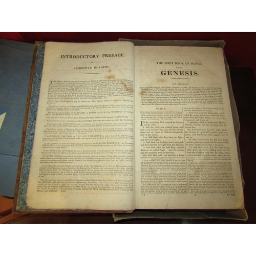 4023 - A large Victorian Bible (a/f)   (E) £10-20