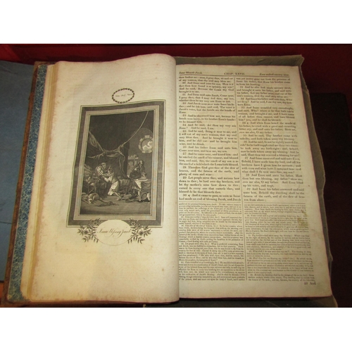 4023 - A large Victorian Bible (a/f)   (E) £10-20