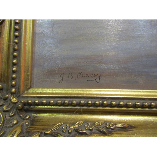 4045 - JULIAN BERNARD MACEY (1920-2019): A gilt framed oil on board, 