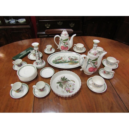 4063 - A quantity of Portmeirion dinner/tea wares, various patterns including 