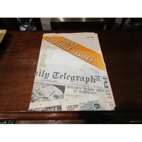 4197 - A collection ephemera including indentures, radio times, newspapers etc