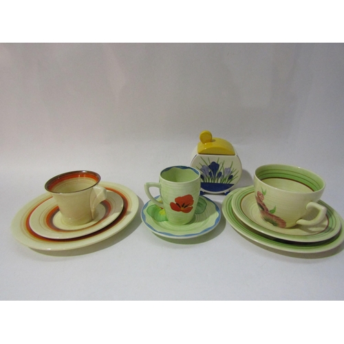 4282 - A selection of Clarice Cliff ceramics including 