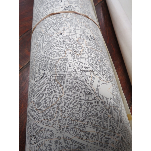 2278 - A roll of O/S maps