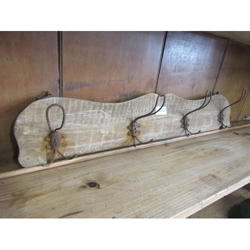 2340 - A four hook coat rack