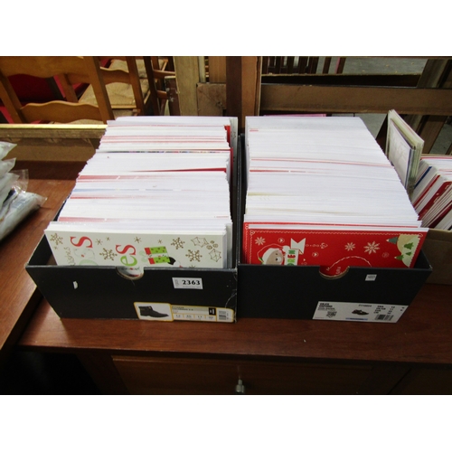 2389 - Two boxes of Christmas cards     (R) £15