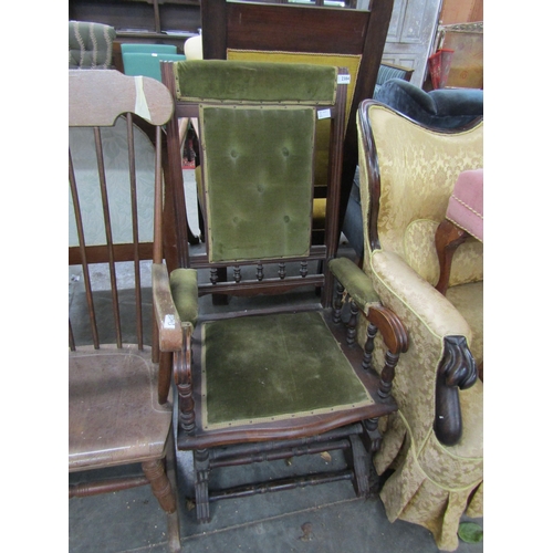 2460 - An American rocking chair   (E)  £10-15