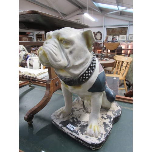 2284 - A resin British bulldog figure